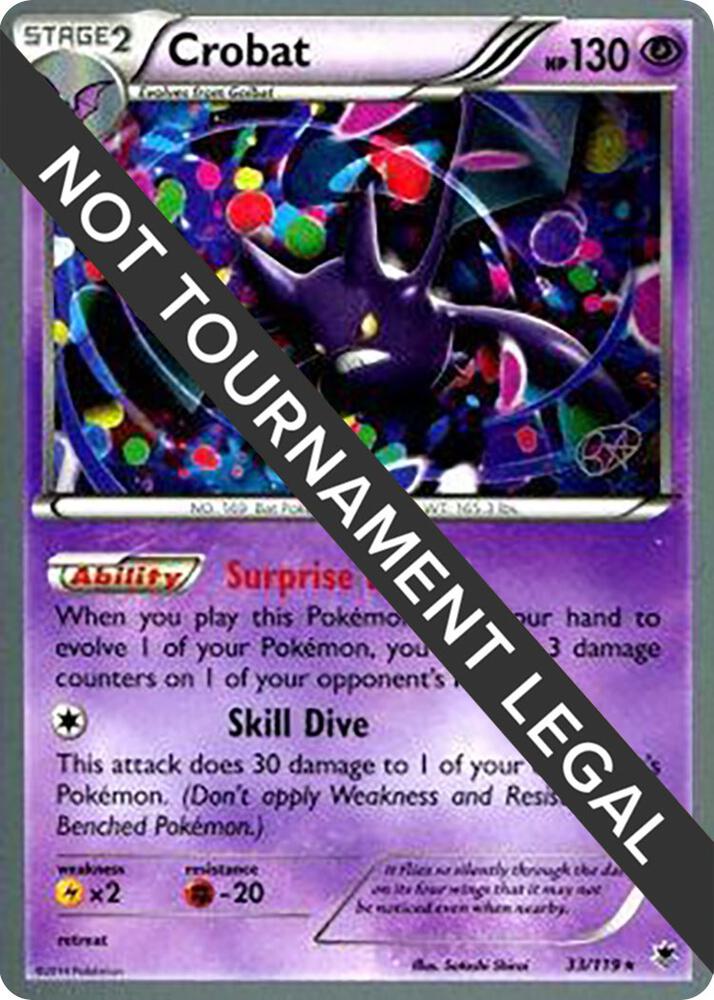 Crobat - 2015 (Rowan Stavenow) 33/119 Rare World Championship Decks Pokémon card