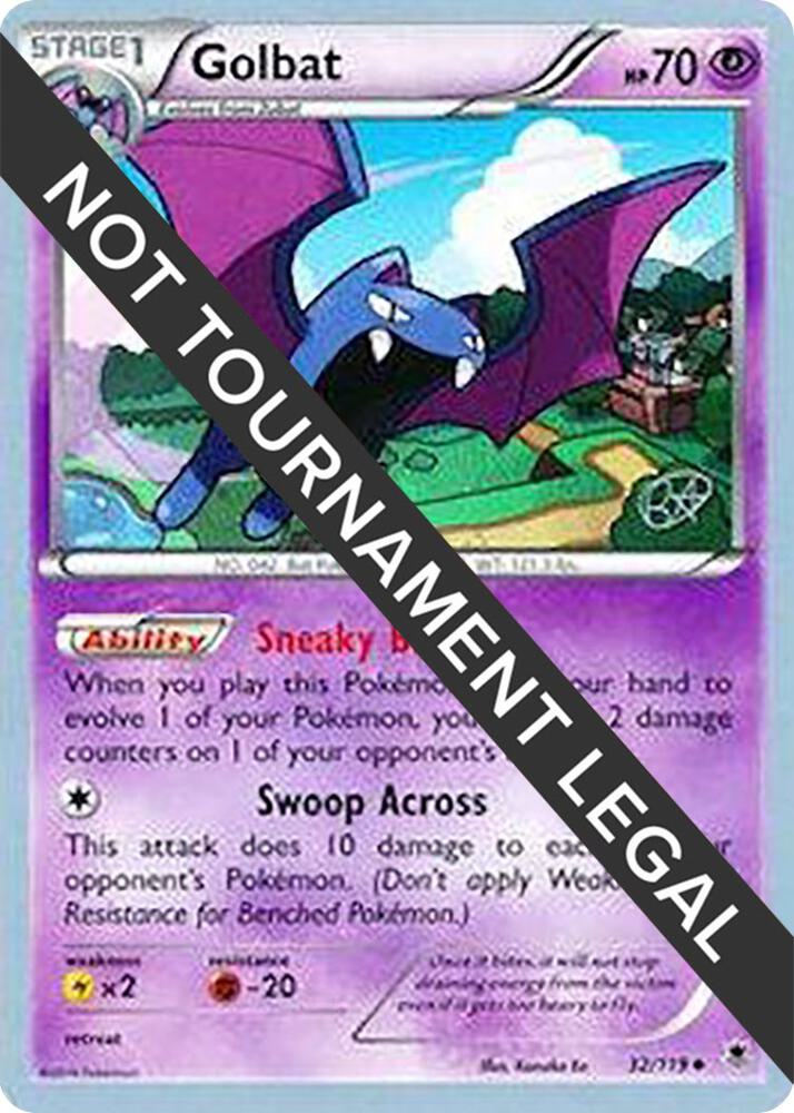 Golbat - 2015 (Rowan Stavenow) 32/119 Uncommon World Championship Decks Pokémon card