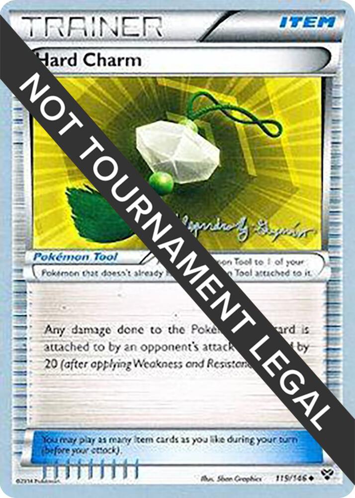 Hard Charm - 2015 (Alejandro Ng-Guzman) 119/146 Uncommon World Championship Decks Pokémon card