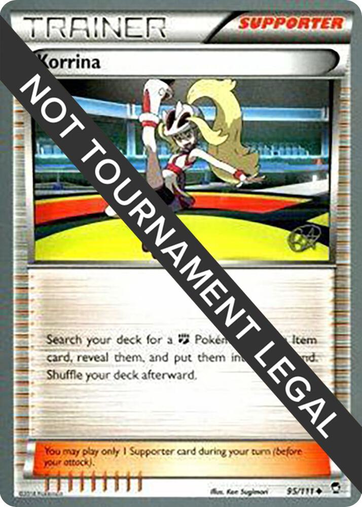 Korrina - 2015 (Rowan Stavenow) - 95/111 Uncommon World Championship Decks
