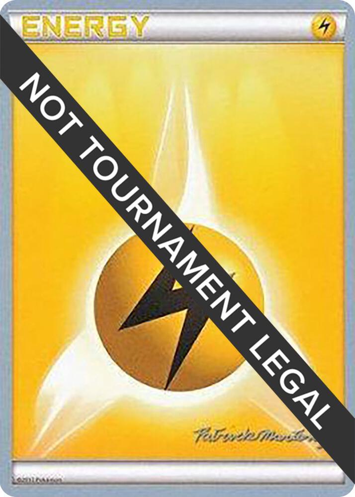 Lightning Energy - 2015 (Patrick Martinez) Common World Championship Decks Pokémon card