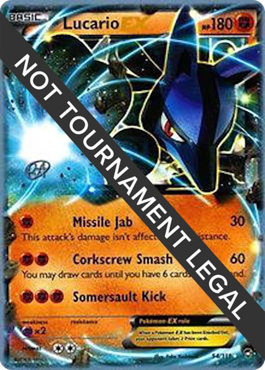 Lucario EX - 2015 (Rowan Stavenow) - 54/111 Ultra Rare World Championship Decks