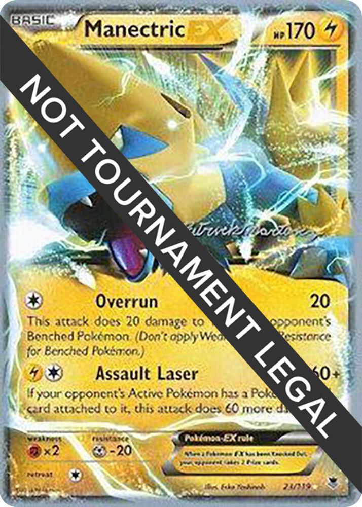 Manectric EX - 2015 (Patrick Martinez) - 23/119 Ultra Rare World Championship Decks