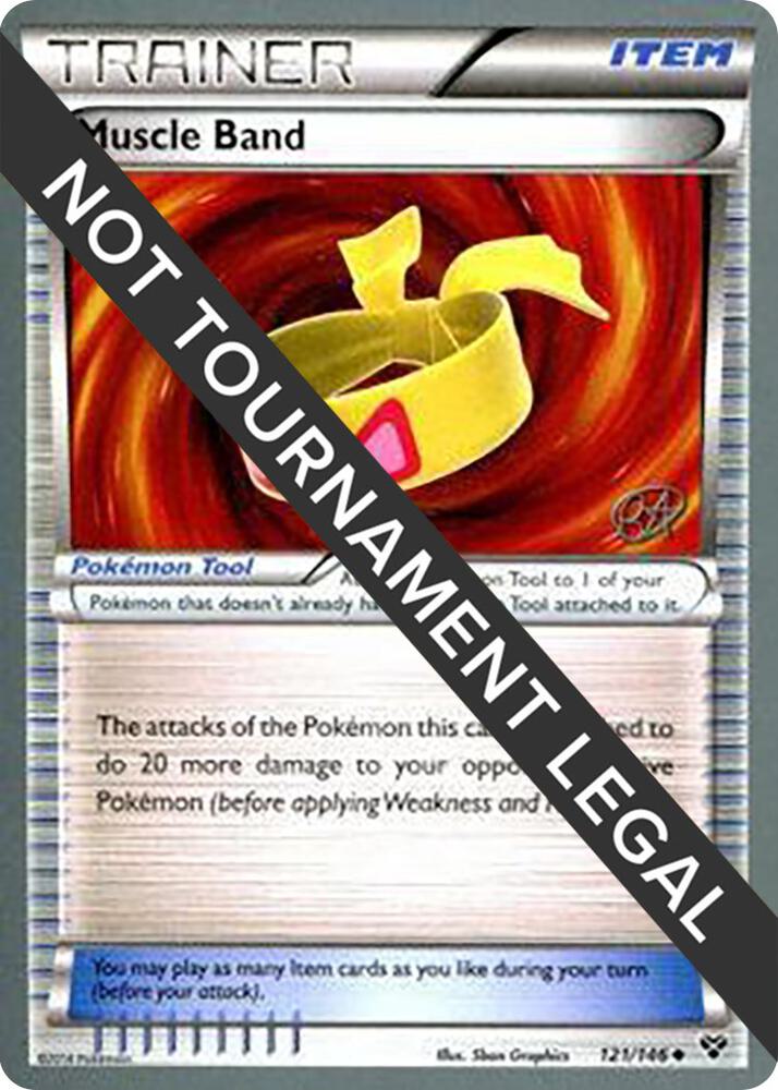 Muscle Band - 2015 (Rowan Stavenow) 121/146 Uncommon World Championship Decks Pokémon card