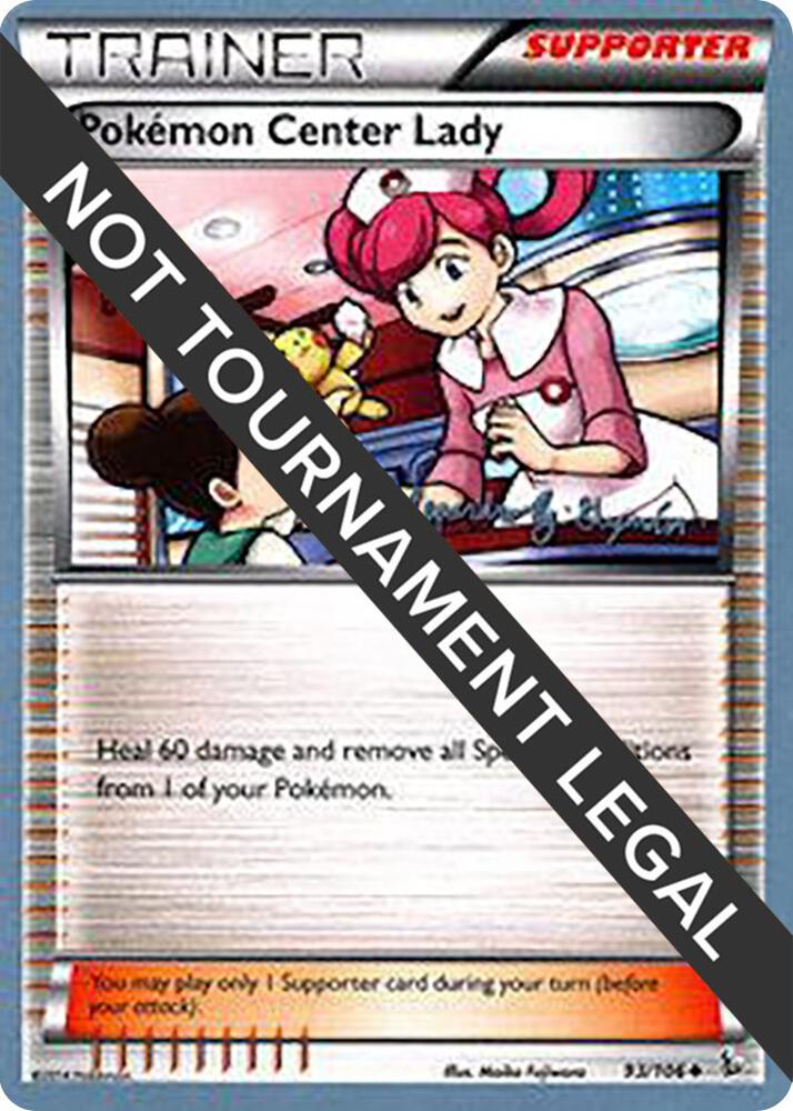 Pokemon Center Lady - 2015 (Alejandro Ng-Guzman) 93/106 Uncommon World Championship Decks Pokémon card