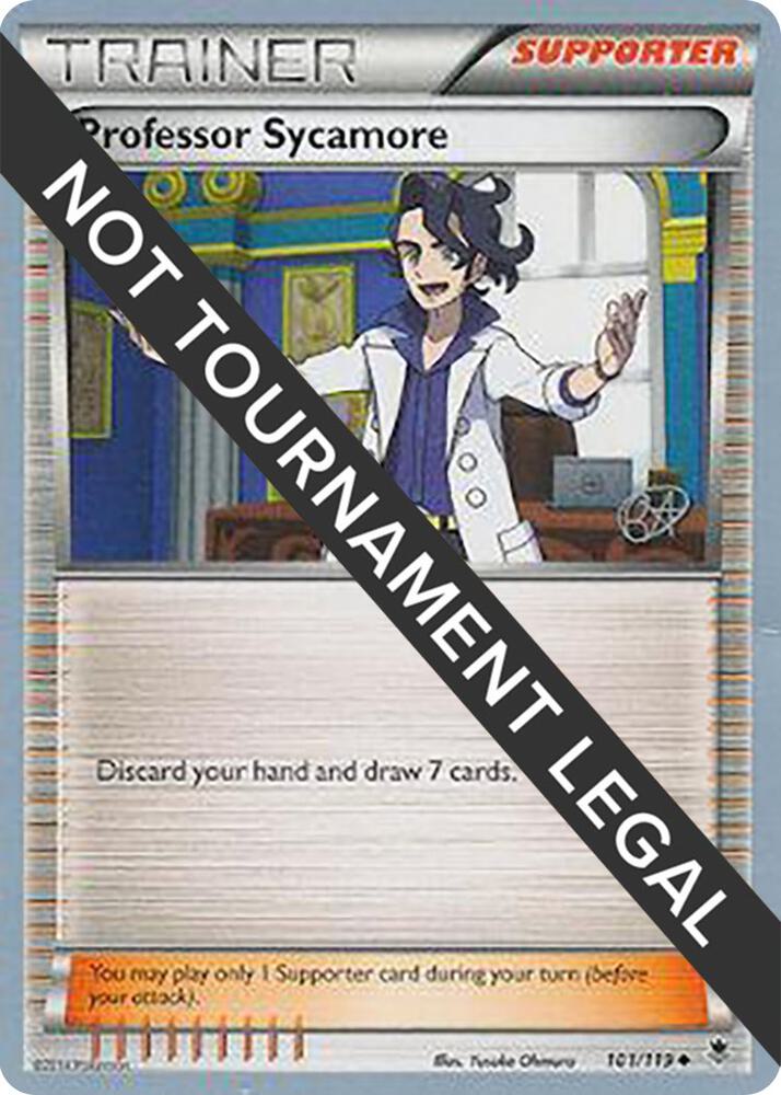 Professor Sycamore - 2015 (Rowan Stavenow) 101/119 Uncommon World Championship Decks Pokémon card