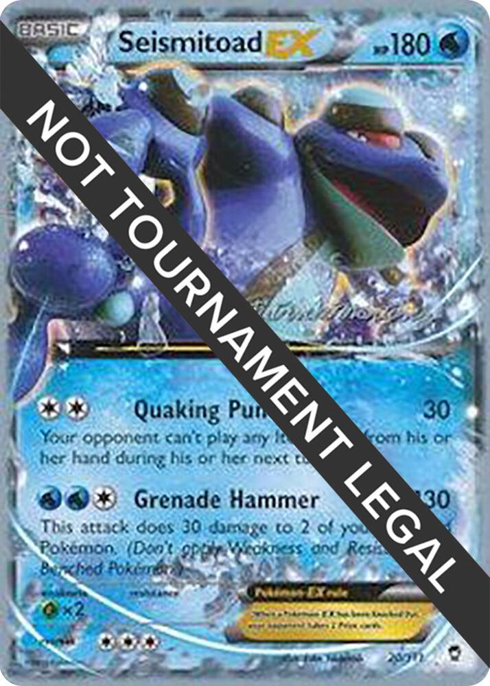 Seismitoad EX - 2015 (Patrick Martinez) 20/111 Ultra Rare World Championship Decks Pokémon card