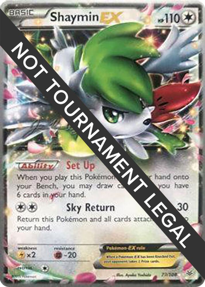Shaymin EX - 2015 (Jacob Van Wagner) 77/108 Ultra Rare World Championship Decks Pokémon card