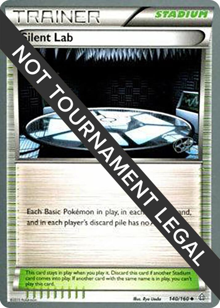 Silent Lab - 2015 (Rowan Stavenow) 140/160 Uncommon World Championship Decks Pokémon card
