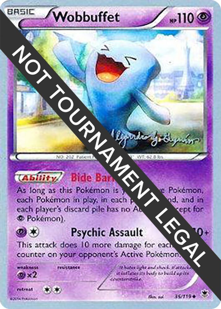 Wobbuffet - 2015 (Alejandro Ng-Guzman) 36/119 Uncommon World Championship Decks Pokémon card