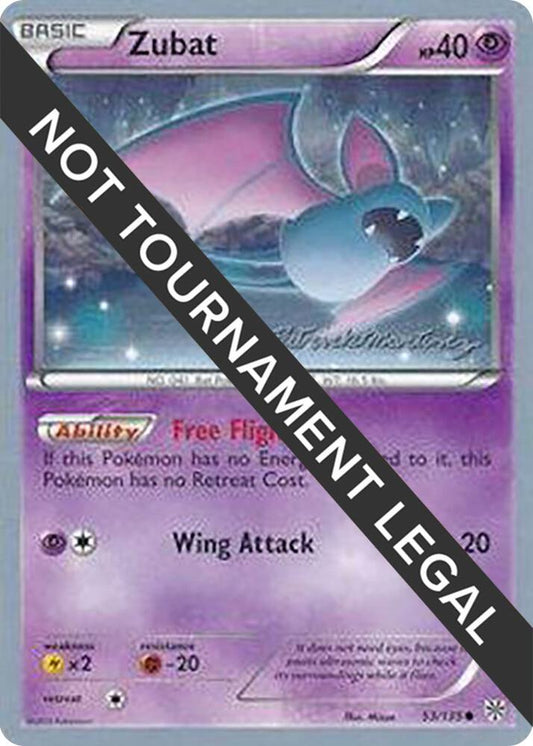 Zubat - 2015 (Patrick Martinez) 53/135 Common World Championship Decks Pokémon card