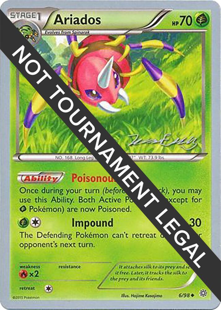Ariados - 2016 (Jesper Eriksen) 6/98 Uncommon World Championship Decks Pokémon card