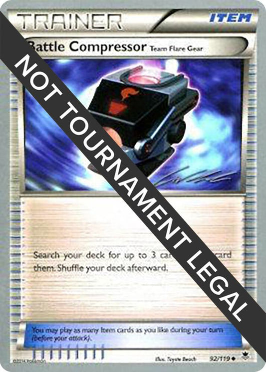 Battle Compressor (Team Flare Gear) - 2016 (Cody Walinski) - 92/119 Uncommon World Championship Decks