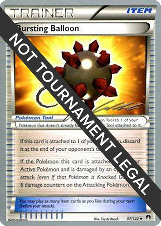 Bursting Balloon - 2016 (Cody Walinski) - 97/122 Uncommon World Championship Decks