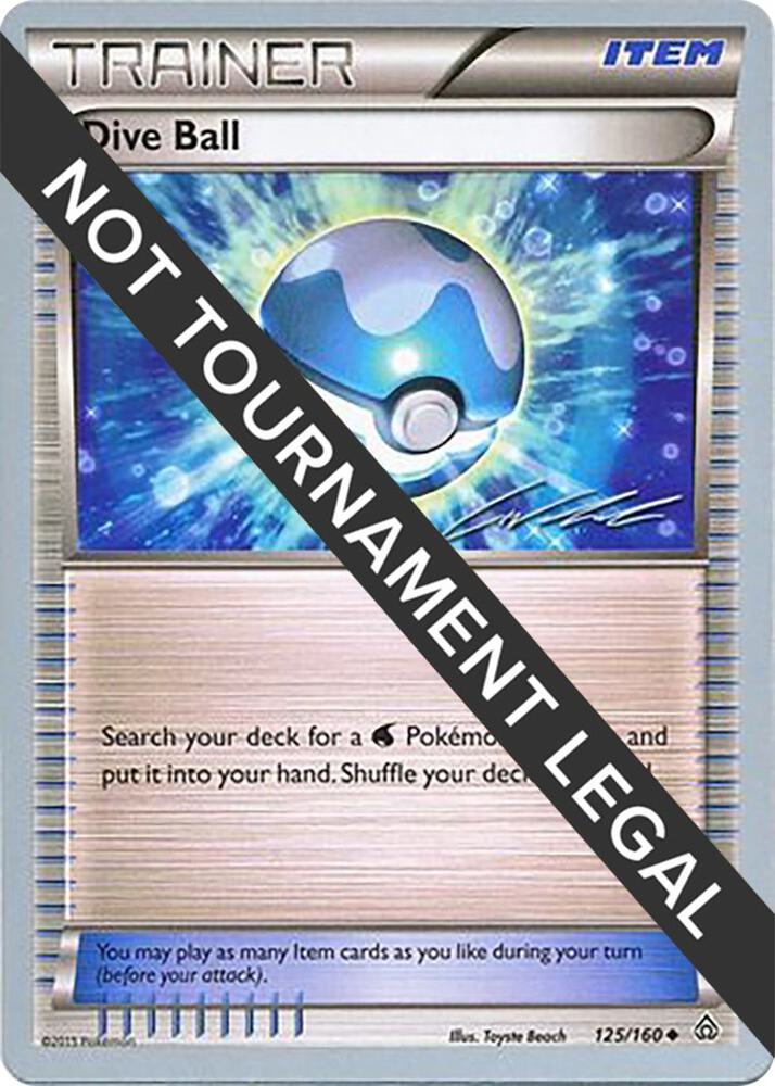 Dive Ball - 2016 (Cody Walinski) 125/160 Uncommon World Championship Decks Pokémon card