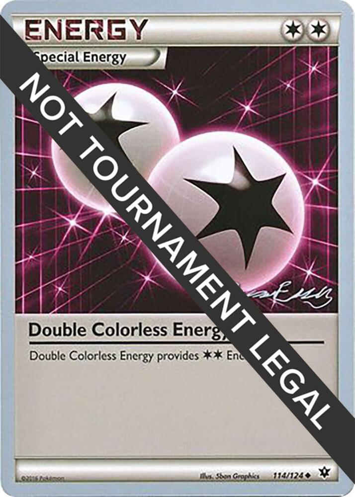Double Colorless Energy - 2016 (Jesper Eriksen) 114/124 Uncommon World Championship Decks Pokémon card