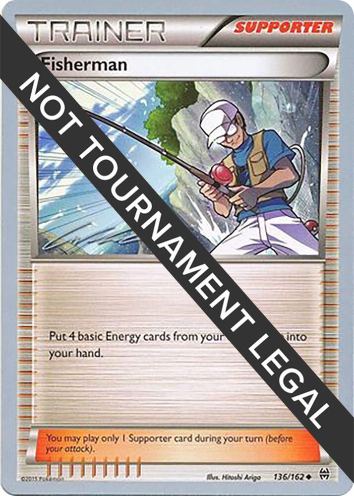 Fisherman - 2016 (Cody Walinski) 136/162 Uncommon World Championship Decks Pokémon card