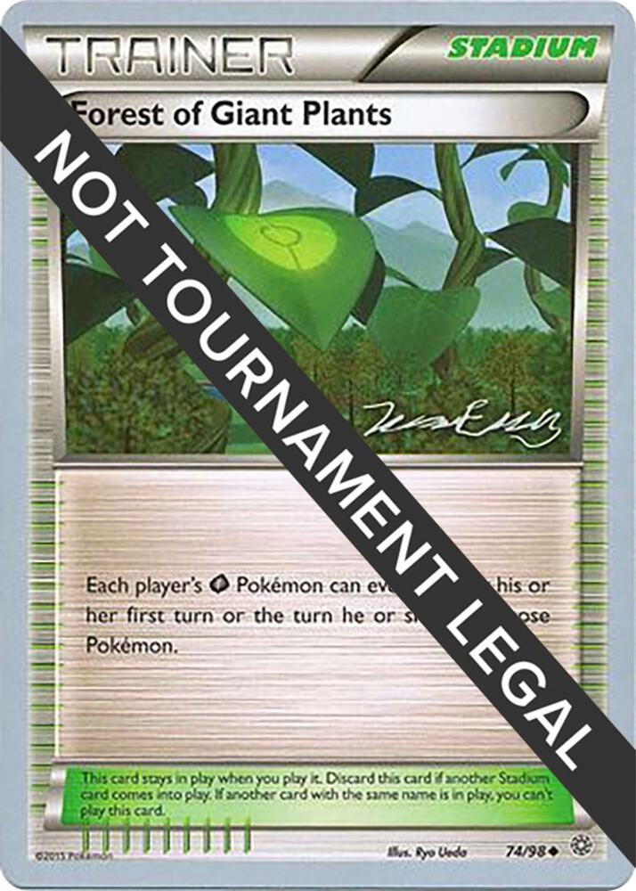 Forest of Giant Plants - 2016 (Jesper Eriksen) 74/98 Uncommon World Championship Decks Pokémon card