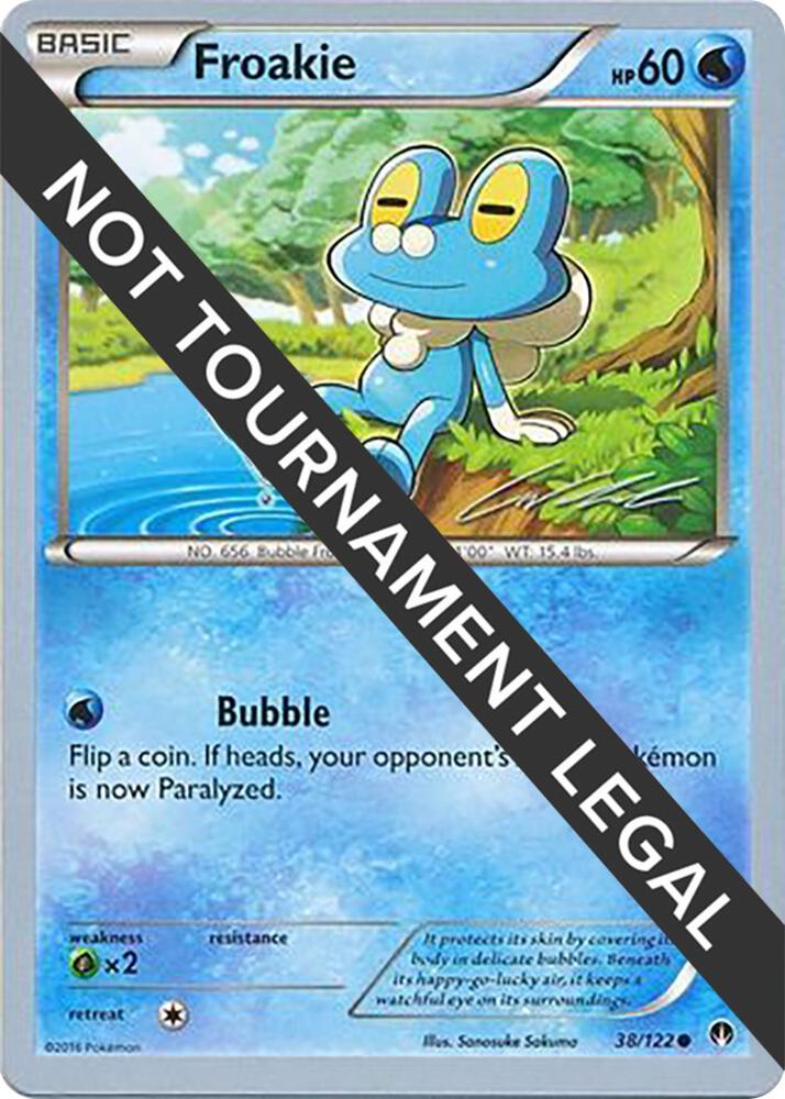 Froakie - 2016 (Cody Walinski) 38/122 Common World Championship Decks Pokémon card