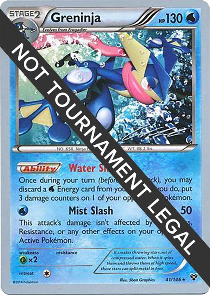 Greninja (41) - 2016 (Cody Walinski) - 41/146 Rare World Championship Decks