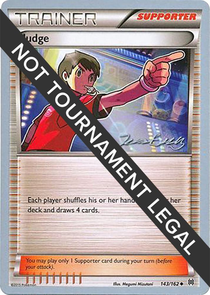 Judge - 2016 (Jesper Eriksen) 143/162 Uncommon World Championship Decks Pokémon card