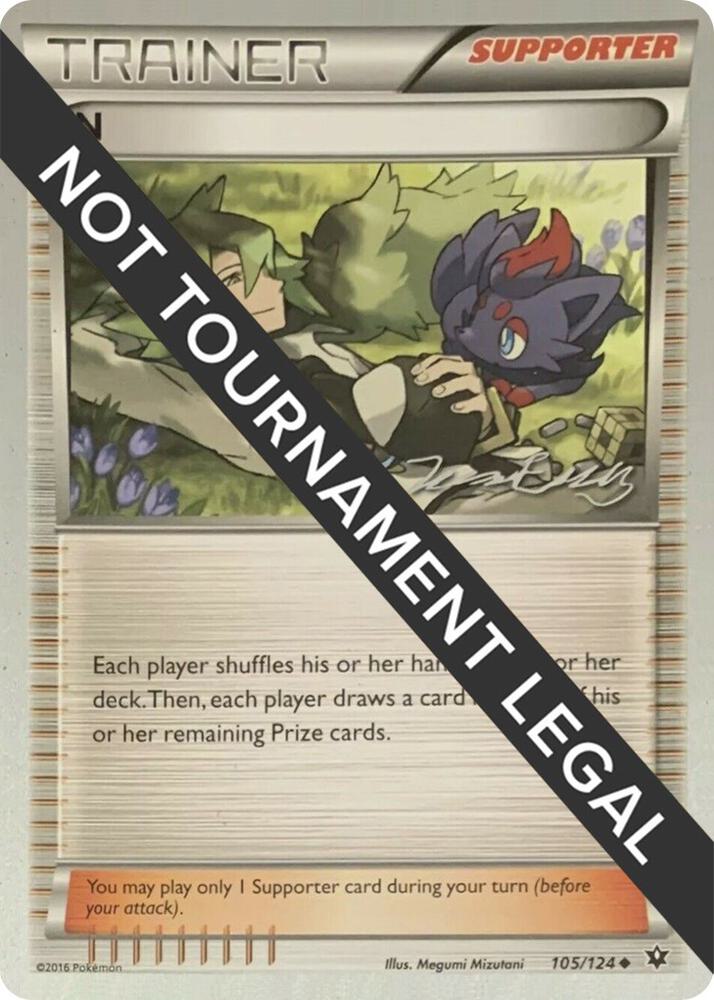 N - 2016 (Jesper Eriksen) 105/124 Uncommon World Championship Decks Pokémon card