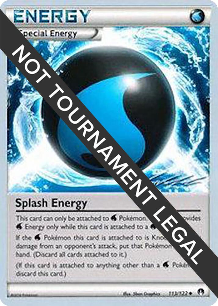 Splash Energy - 2016 (Cody Walinski) 113/122 Uncommon World Championship Decks Pokémon card