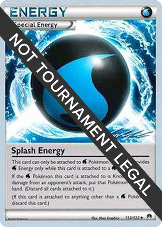 Splash Energy - 2016 (Cody Walinski) - 113/122 Uncommon World Championship Decks