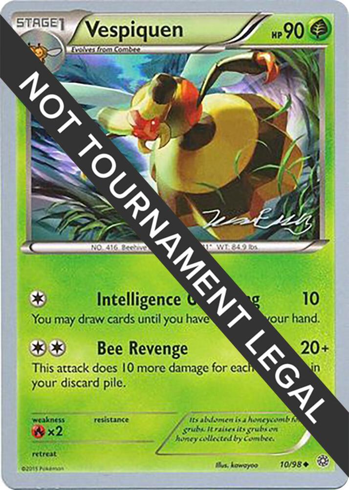 Vespiquen - 2016 (Jesper Eriksen) 10/98 Uncommon World Championship Decks Pokémon card