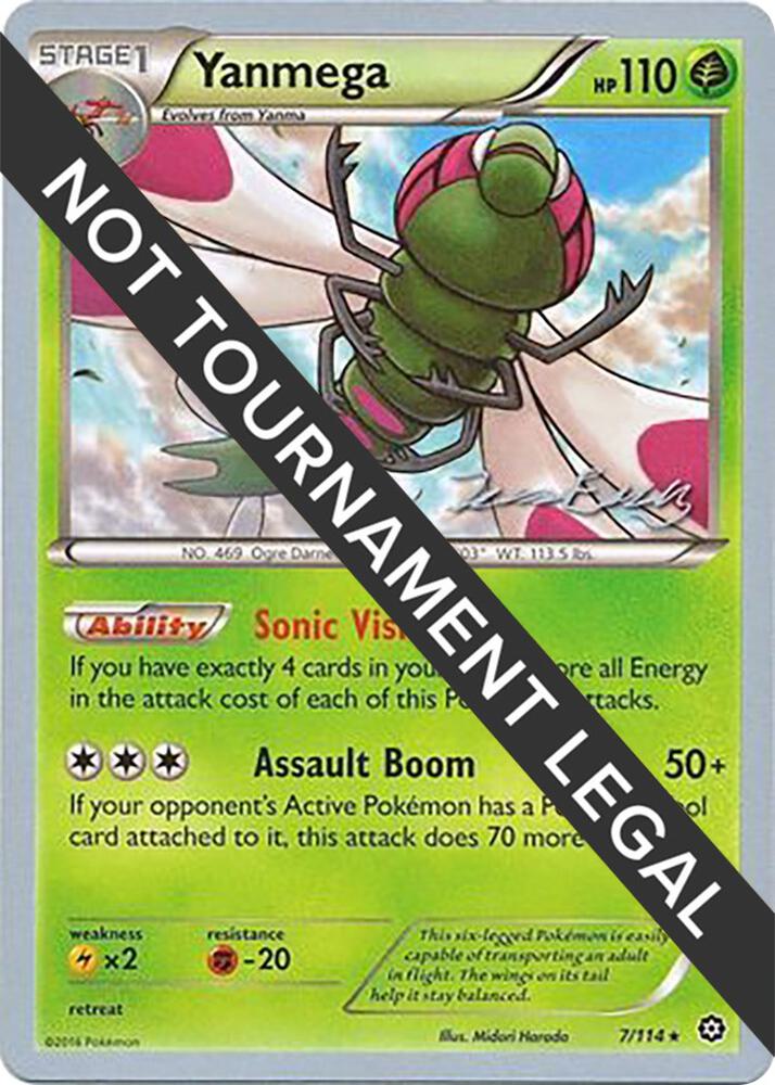 Yanmega - 2016 (Jesper Eriksen) 7/114 Rare World Championship Decks Pokémon card