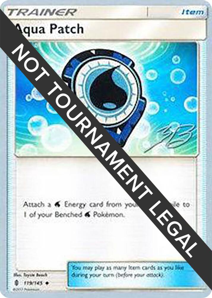 Aqua Patch - 2017 (Zachary Bokhari) 119/145 Uncommon World Championship Decks Pokémon card