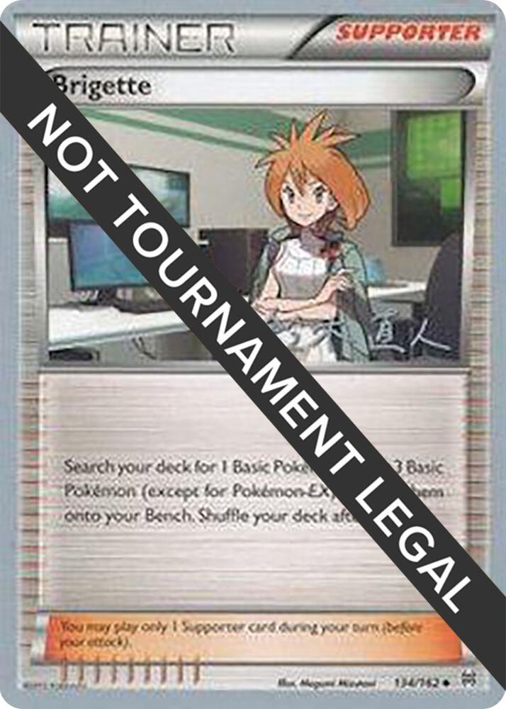 Brigette - 2017 (Naoto Suzuki) 134/162 Uncommon World Championship Decks Pokémon card