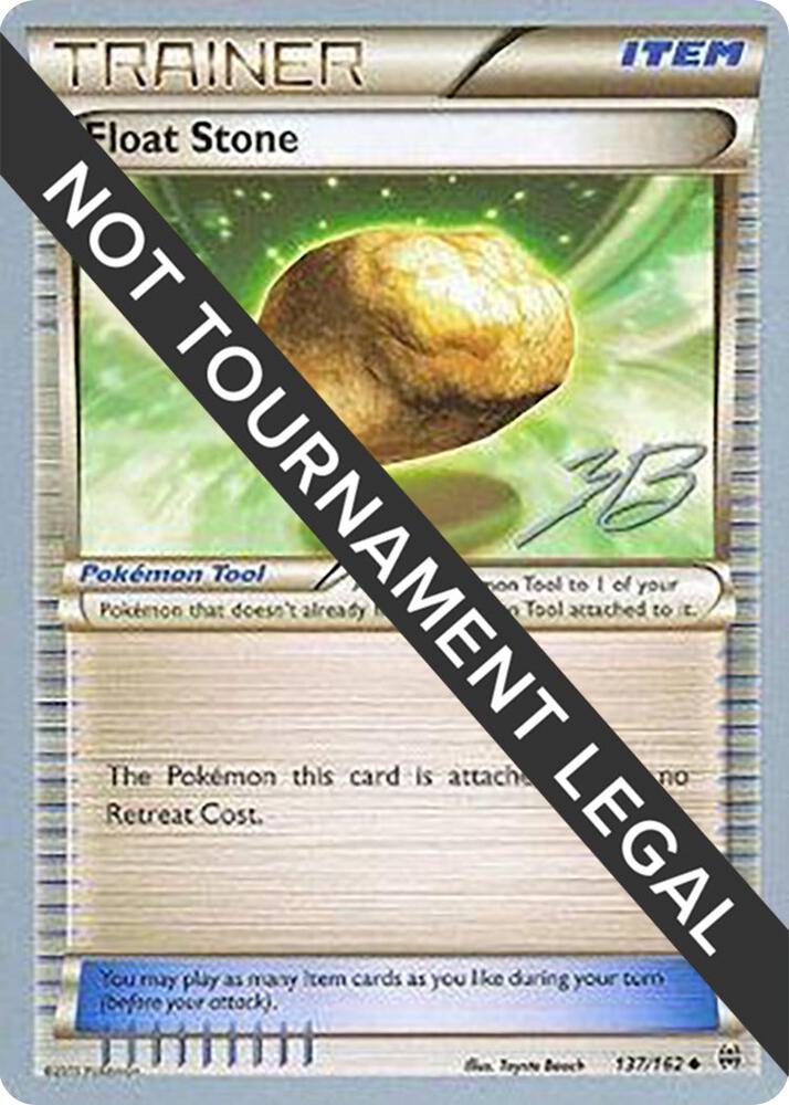 Float Stone - 2017 (Zachary Bokhari) 137/162 Uncommon World Championship Decks Pokémon card