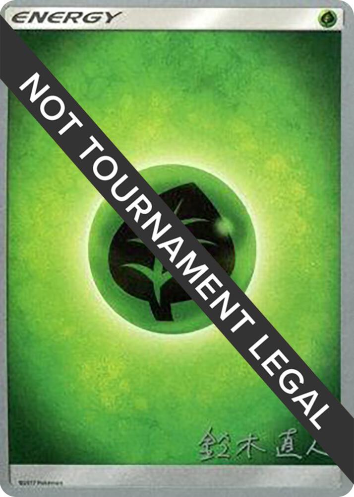 Grass Energy - 2017 (Naoto Suzuki) Common World Championship Decks Pokémon card