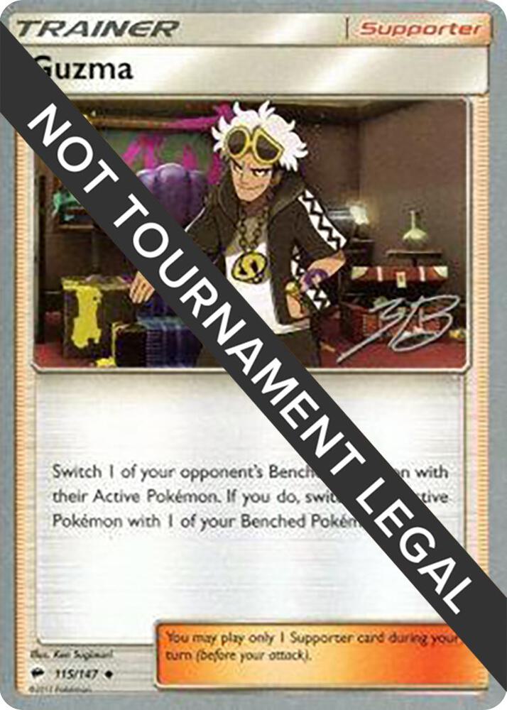 Guzma - 2017 (Zachary Bokhari) 115/147 Uncommon World Championship Decks Pokémon card