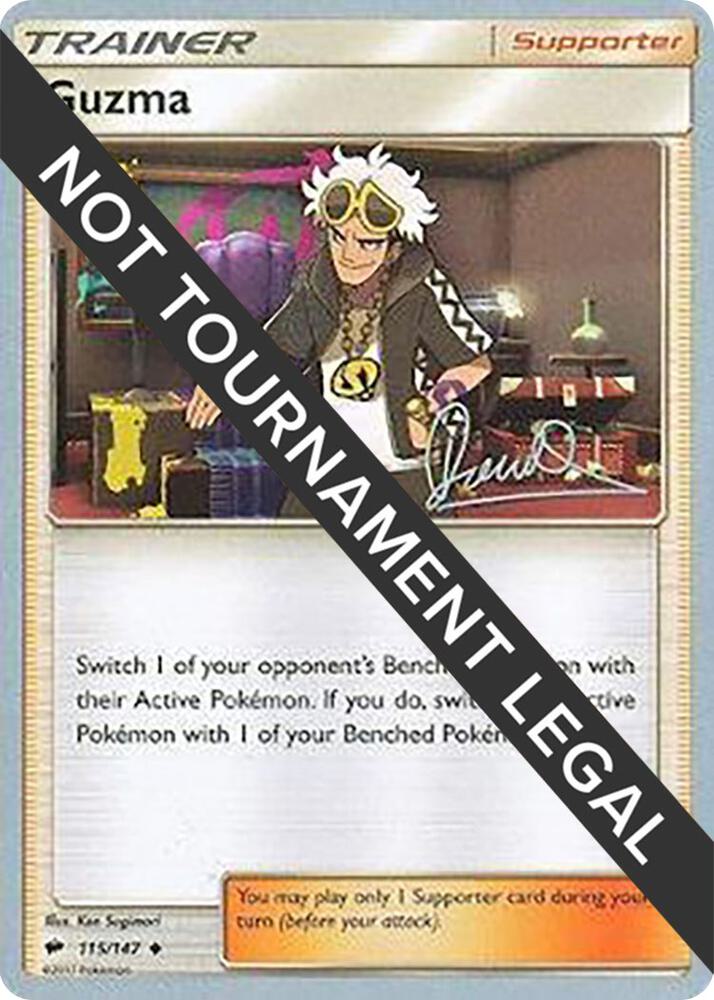 Guzma - 2017 (Diego Cassiraga) 115/147 Uncommon World Championship Decks Pokémon card
