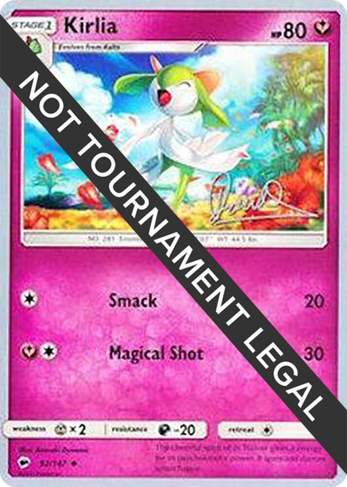 Kirlia - 2017 (Diego Cassiraga) 92/147 Uncommon World Championship Decks Pokémon card