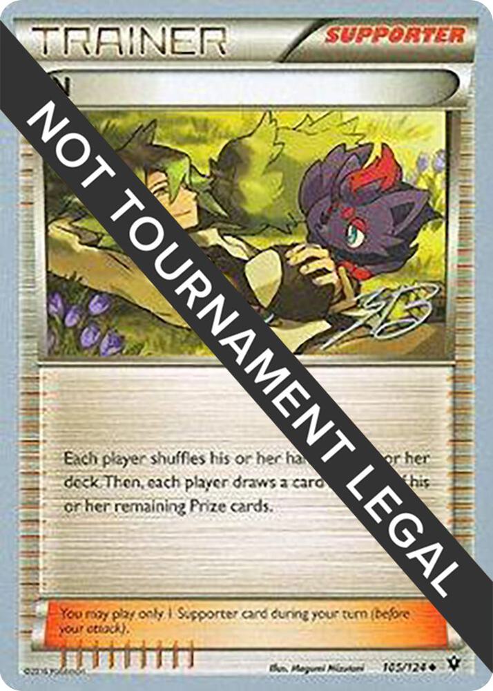N - 2017 (Zachary Bokhari) 105/124 Uncommon World Championship Decks Pokémon card
