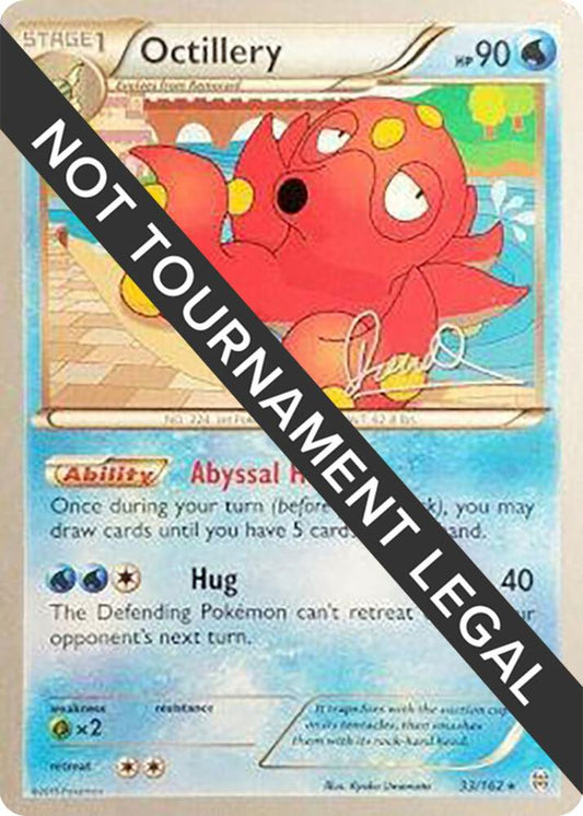 Octillery - 2017 (Diego Cassiraga) - 33/162 Rare World Championship Decks