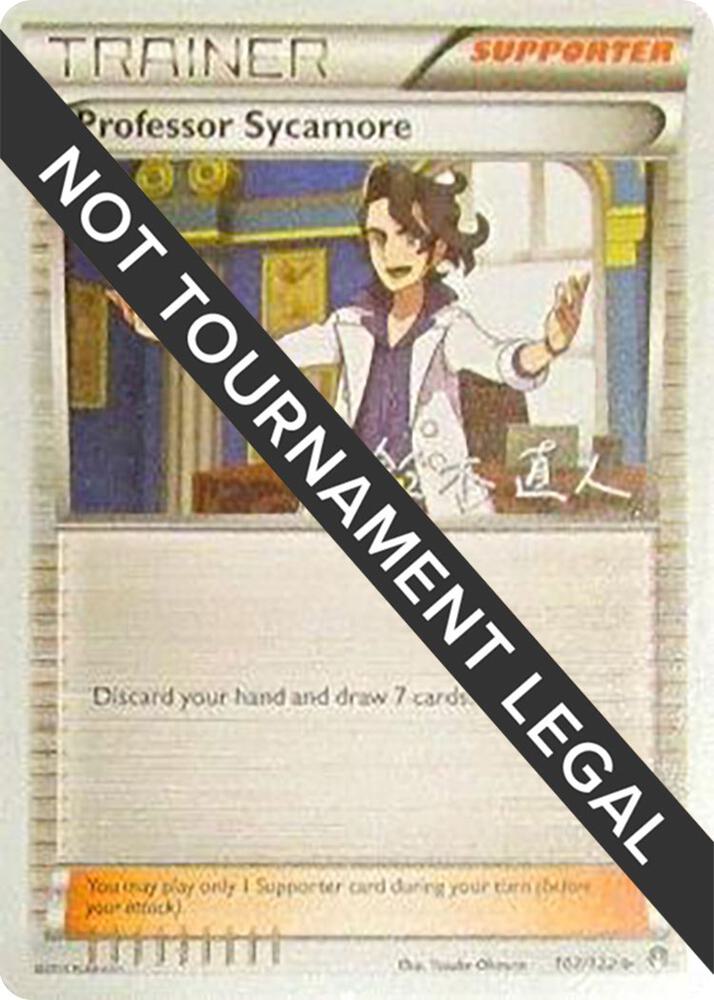 Professor Sycamore - 2017 (Naoto Suzuki) 107/122 Uncommon World Championship Decks Pokémon card