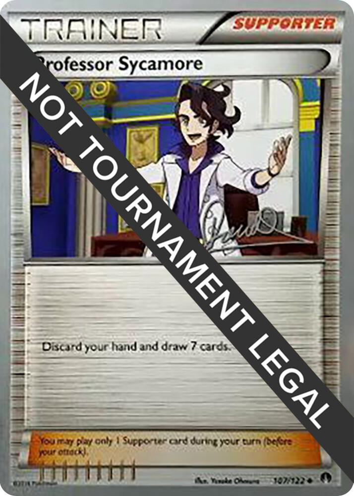 Professor Sycamore - 2017 (Diego Cassiraga) 107/122 Uncommon World Championship Decks Pokémon card