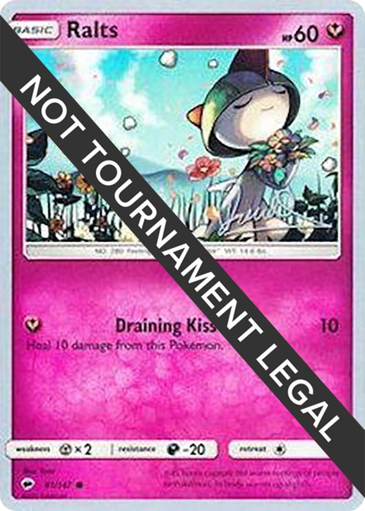 Ralts - 2017 (Diego Cassiraga) 91/147 Common World Championship Decks Pokémon card