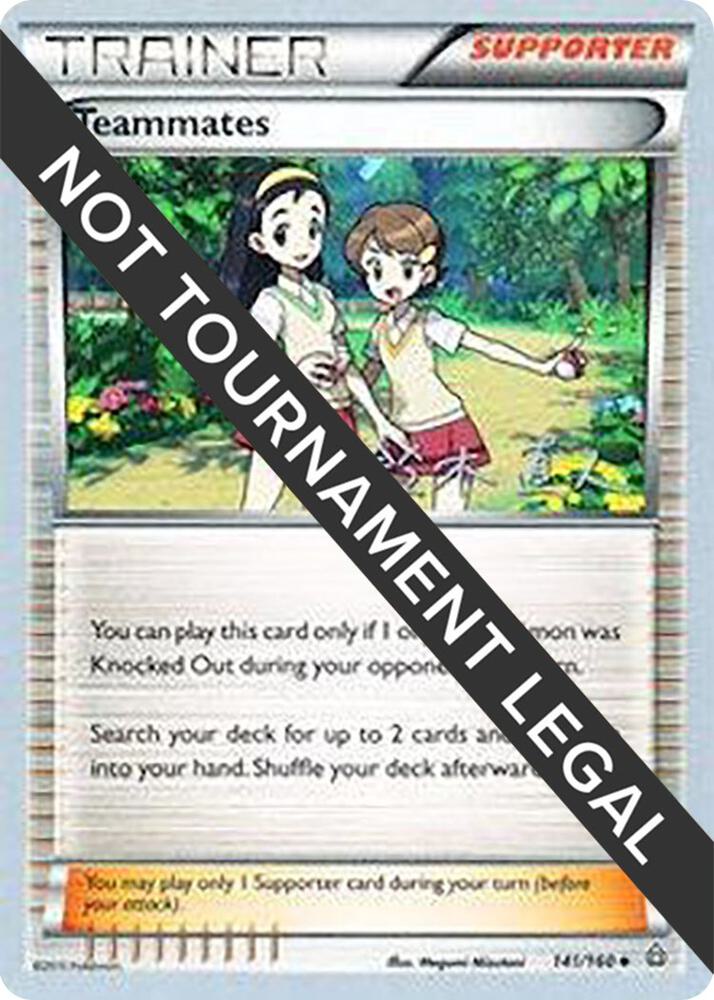 Teammates - 2017 (Naoto Suzuki) 141/160 Uncommon World Championship Decks Pokémon card