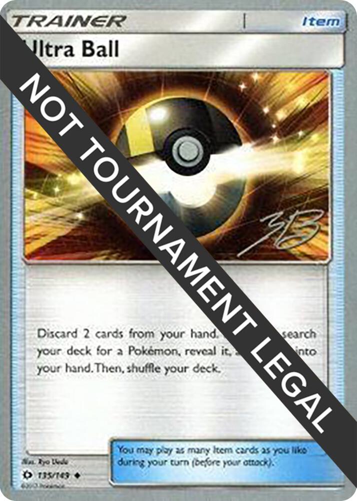 Ultra Ball - 2017 (Zachary Bokhari) 135/124 Uncommon World Championship Decks Pokémon card