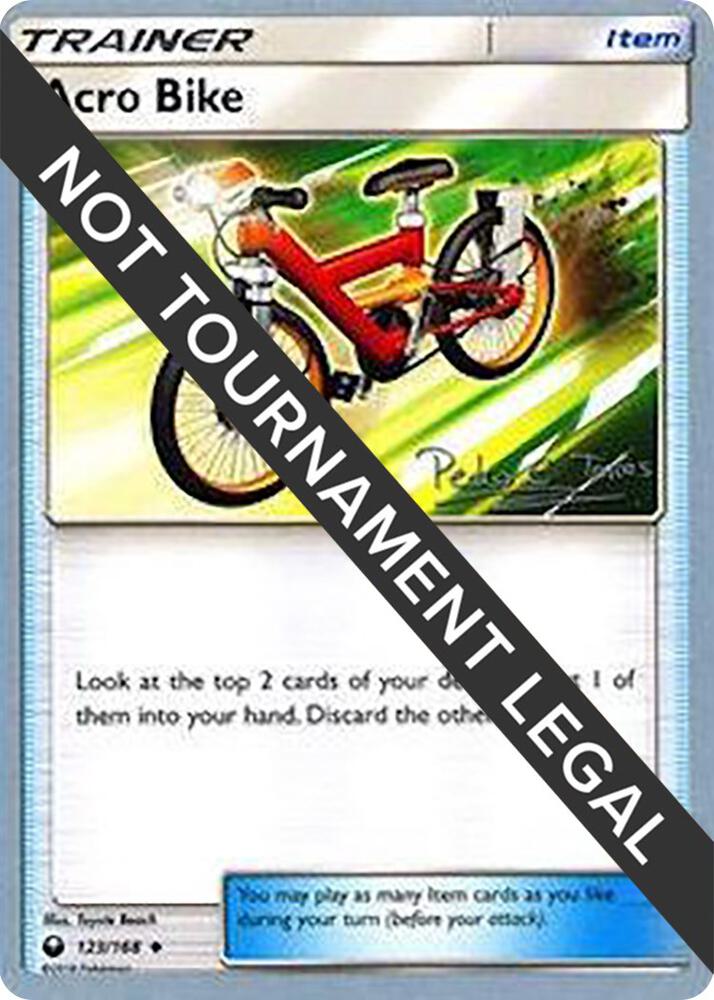 Acro Bike - 2018 (Pedro Eugenio Torres) 123/168 Uncommon World Championship Decks Pokémon card