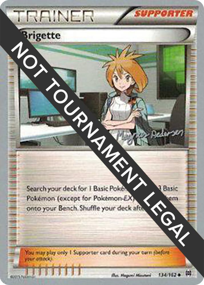 Brigette - 2018 (Magnus Pedersen) 134/162 Uncommon World Championship Decks Pokémon card