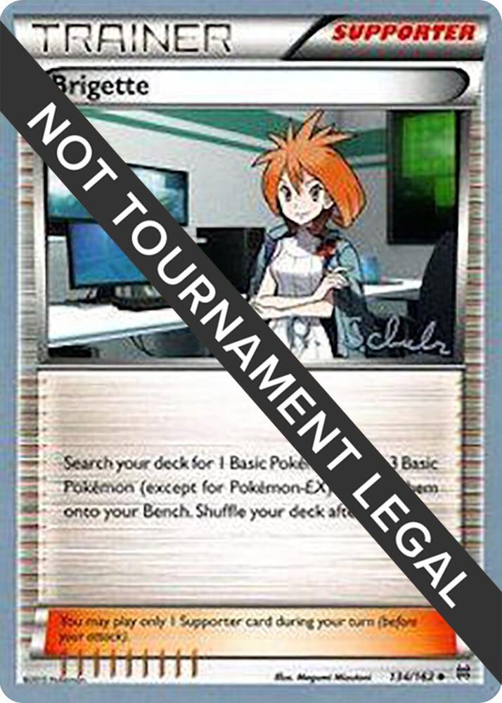 Brigette - 2018 (Robin Schulz) 134/162 Uncommon World Championship Decks Pokémon card