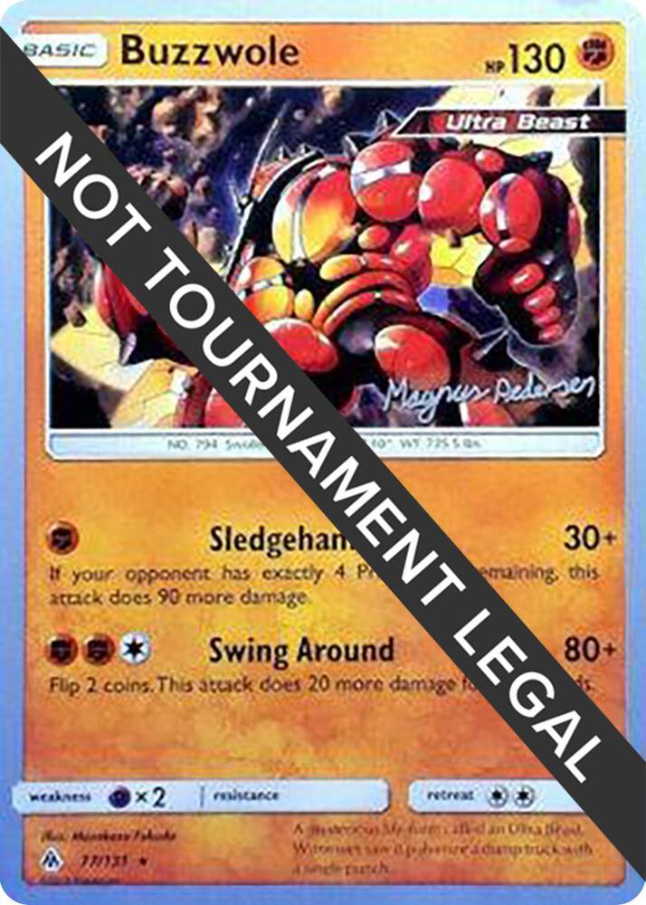 Buzzwole - 2018 (Magnus Pedersen) 77/131 Rare World Championship Decks Pokémon card
