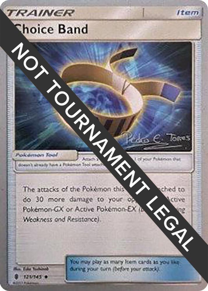 Choice Band - 2018 (Pedro Eugenio Torres) 121/145 Uncommon World Championship Decks Pokémon card
