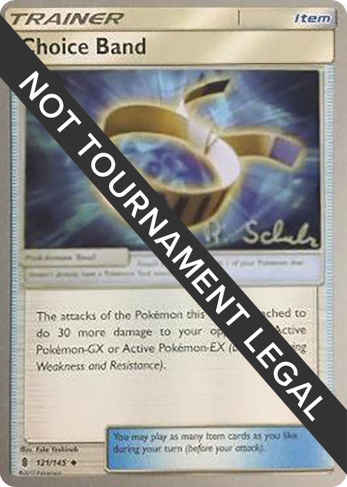 Choice Band - 2018 (Robin Schulz) 121/145 Uncommon World Championship Decks Pokémon card